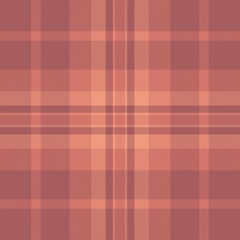 Menu textile plaid fabric, geometrical check tartan seamless. Stylish background texture pattern in red color. vector