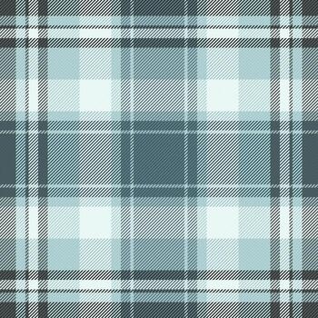 Classic plaid pattern featuring soft, muted blue and gray tones. A versatile, timeless design suitable for textiles, backgrounds, and creative projects. vector