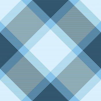 Handkerchief textile plaid fabric, harmony background check seamless. Ragged texture tartan pattern in cyan and light colors. vector