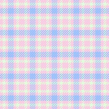 Delicate pastel plaid pattern. Soft pink, blue, and green hues create a calming, elegant texture. Ideal for textile design, backgrounds, or soft, inviting themes. vector