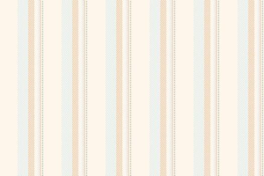 Fquare stripe fabric , canvas seamless vertical background. Paterial textile texture lines pattern in sea shell and white colors. vector
