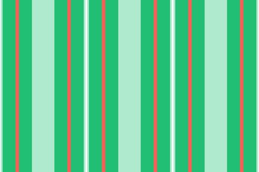 Graphical vertical pattern texture, straight seamless background . Fade fabric textile lines stripe in mint and light colors. vector