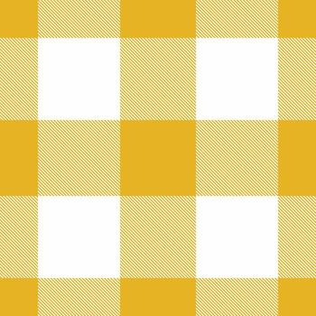Classic gingham check pattern in yellow and white. Evokes warmth, comfort, and a rustic charm. Perfect for backgrounds, textiles, or adding a touch of country style. vector