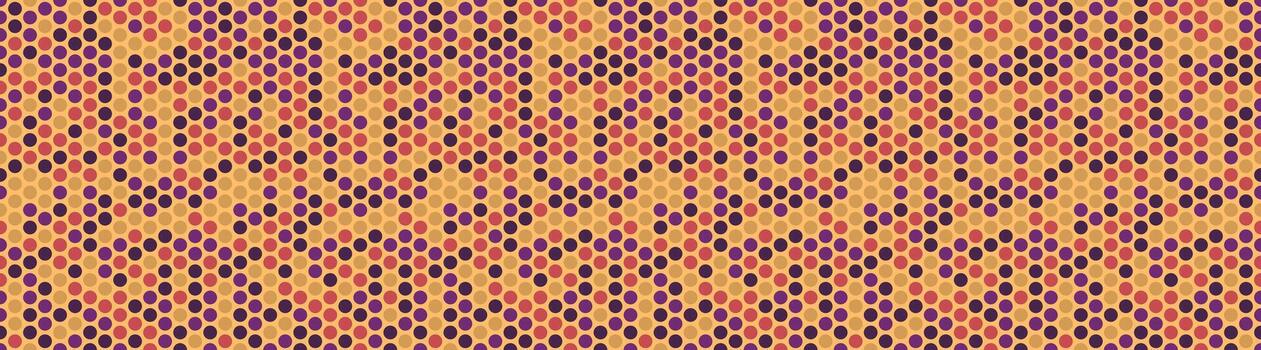 Abstract geometric seamless pattern. Vibrant earthy tones create a textured, dynamic design ideal for textile prints, website backgrounds, or modern branding. vector