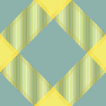 Stylish plaid pattern in sunny yellow and muted teal. Fresh, modern design great for backgrounds, textiles, or graphic elements. Versatile and appealing. vector