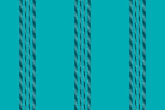 Teal backdrop featuring three parallel dark stripes, creating a classic pinstripe pattern. Suitable for design, backgrounds, textiles, and creative projects. vector