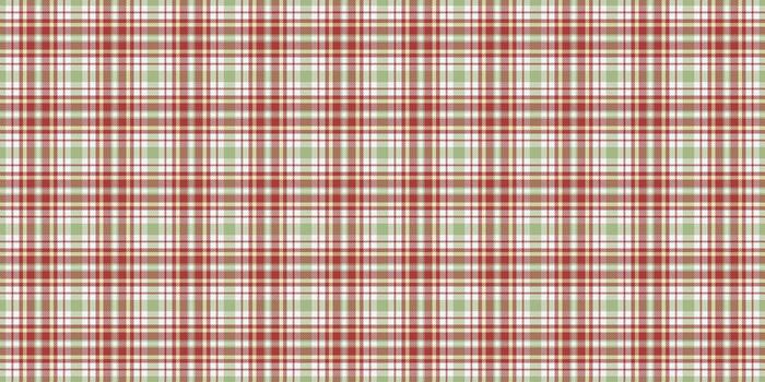 Festive plaid pattern featuring red, green, and white intersecting lines. Ideal for backgrounds, textiles, or winter holiday designs. Versatile and timeless. vector