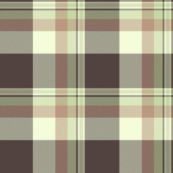 clásico tartán modelo en apagado tierra tonos un sin costura, repitiendo textura ideal para antecedentes, textiles, o agregando un toque de rústico calor a diseños versátil eterno. vector