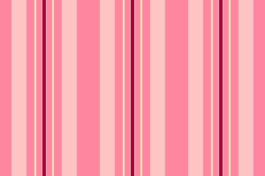 Vertical stripe pattern in pink, rose and cream shades. A versatile background for design, textiles, or playful projects. Sweet and vibrant aesthetic. vector