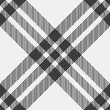 Classic monochrome tartan pattern. Seamless, vectorbased design in black white. Adaptable for backgrounds, textiles, creative projects. Versatile for digital use. vector