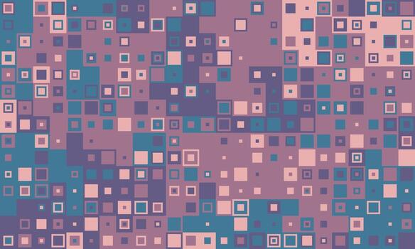 resumen geométrico modelo presentando apagado tonos de verde azulado, color de malva, y rosado cuadrícula. ideal para sitio web antecedentes, presentaciones, o moderno diseño proyectos vector