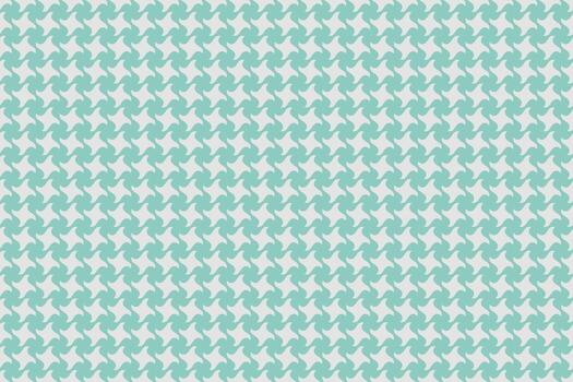 Elegant teal and white houndstooth pattern. Perfect for textile design, website backgrounds, or fashion projects. This classic yet modern texture offers a sophisticated and versatile visual appeal. vector
