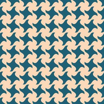 sin costura verde azulado y beige resumen geométrico modelo. moderno, elegante diseño ideal para textil huellas dactilares, sitio web antecedentes, o embalaje. vector