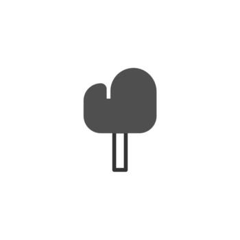 Stylized simplified tree icon illustration representing nature and ecology in simple design vector