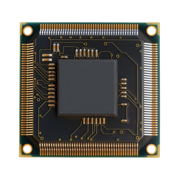 microchip processador isolado em transparente fundo png