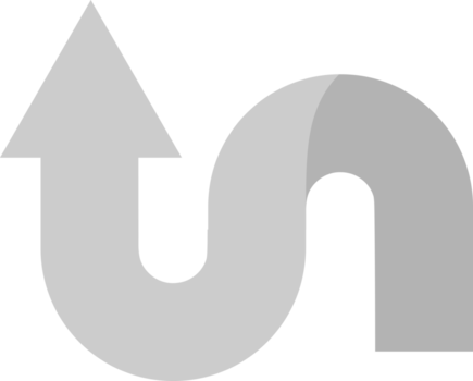 cinzento seta linha curva png