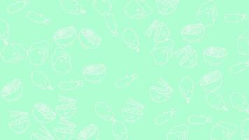 Abstract Light Green Background with Subtle Geometric Patterns. video