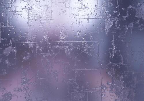 resistido metálico textura con arañazos y iridiscente plata lila brillo foto