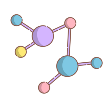 abstrato molecular estrutura ilustração png