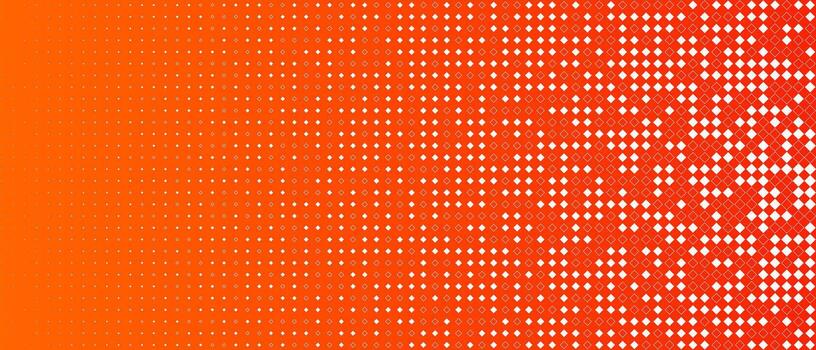 naranja trama de semitonos textura diamante degradado antecedentes geométrico modelo para web, bandera, marketing, embalaje, carteles en digital, ciencia, medicamento, ai innovar tecnología industrias ilustración. vector