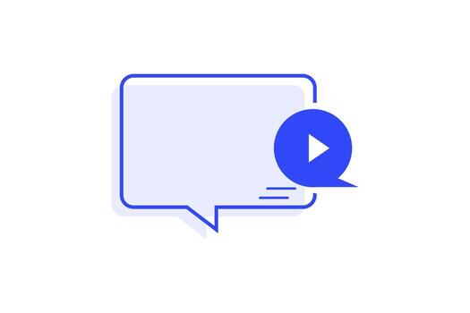 mensaje charla burbuja icono moderno comunicación diseño vector