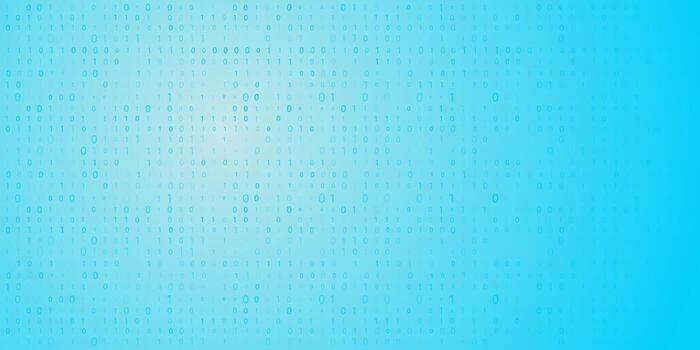Binary Code Digital Background Technology Concept vector