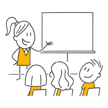 The Speaker's Smile And Energy While Explaining New Ideas To The Team In A Meeting Environment Where Knowledge Is Shared. vector