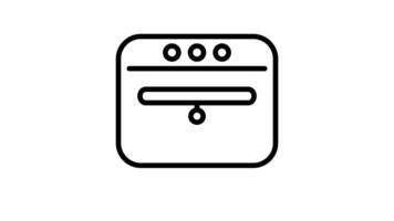 animerad data analys instrumentbräda skärm video