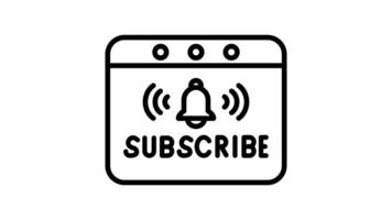 Animated Subscribe Button Alert video