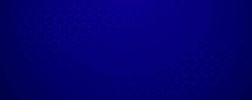 Subtle blue hexagon pattern background with a radial gradient effect vector