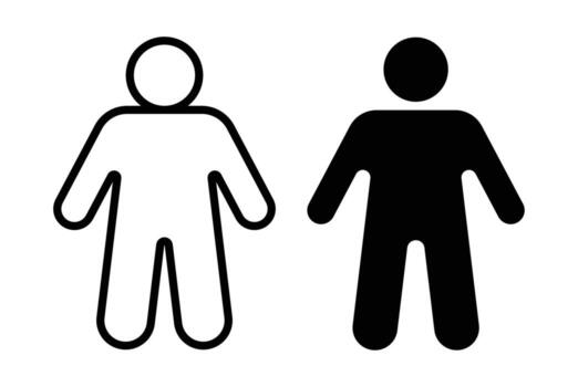 Human figures symbolizing diversity and inclusion in art and design concepts vector