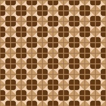 tablero de damas tartán estilo retro antecedentes con diamante formas chocolate tonos sin costura modelo vector