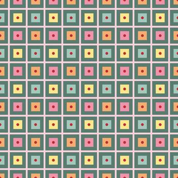 tablero de damas, tartán estilo retro maravilloso antecedentes con pastel tonos sin costura modelo vector