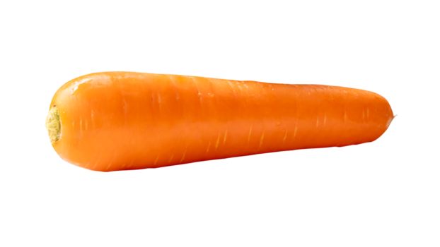 en färsk morot rot isolerat med klippning väg i fil formatera png