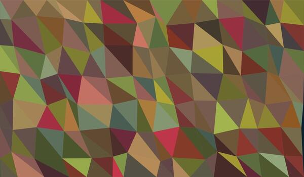 Geometric abstract background with triangles in earthy tones and polygonal design vector
