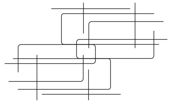 Modern Minimal Line Elements on Background vector