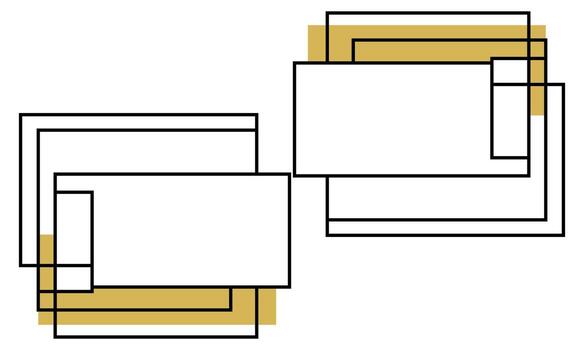 Soft Geometric Lines Minimalist Style vector