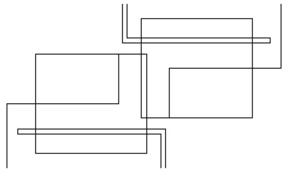 Simple Flat Design Geometric Pattern vector