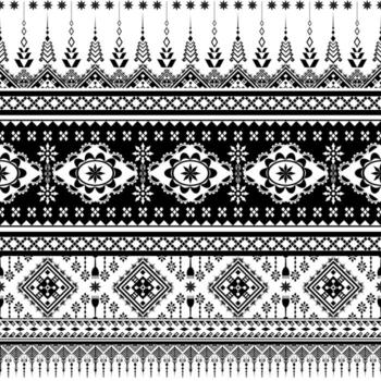 Native Abstract geometric Ethnic pattern seamless. vector