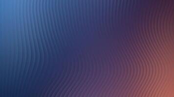 Abstract wavy gradient background with smooth undulating lines and soft blue to warm orange transition creating a video