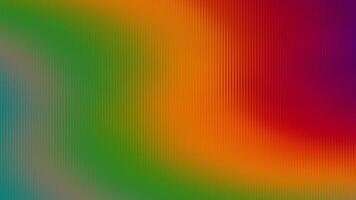 vivace arcobaleno pendenza sfondo con verticale costine struttura astratto movimento grafico design elemento per creativo video