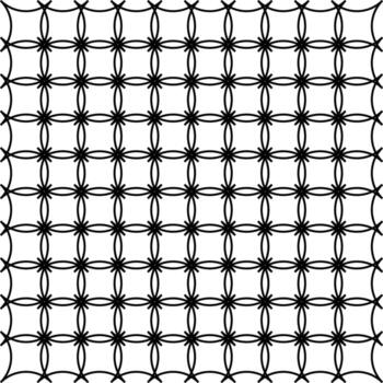 a black and white pattern with a square shape vector