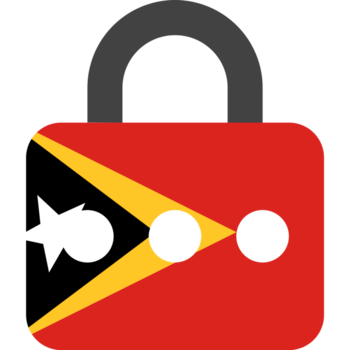 Timor leste vlag Aan wachtwoord slot icoon png