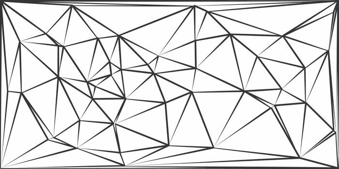 resumen negro y blanco geométrico antecedentes con triángulo malla modelo vector
