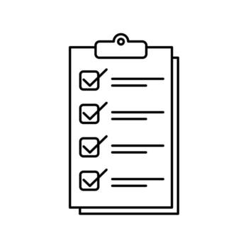 document check icons certificate with tick vector