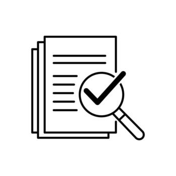 documento cheque íconos Lista de Verificación sábana vector