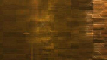 verticale d'oro griglia modello con stratificato rettangoli e raggiante Linee video