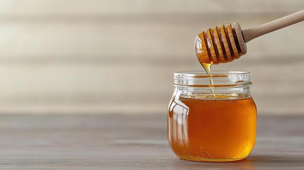 Honey is a natural remedy for a variety of health problems photo
