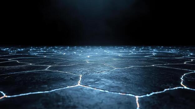 A dark background with a grid of lines photo