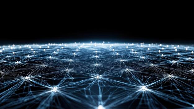 el red es hecho arriba de muchos líneas foto